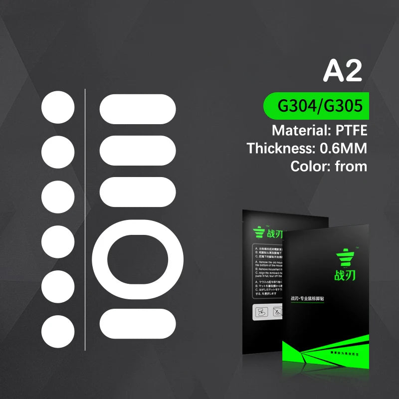 Professional Mouse Skates for Logitech G102g 304 G502 G403 GPW G703 GPRO Wired Mouse Skate Replacement Glide Feet Pad