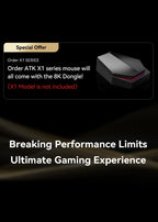 ATK Blazing Sky X1 Wireless Gaming Mouse – 3-Mode Connection, 8K Low-Latency, Lightweight FPS Esports Mouse, Custom PC Gaming Accessory