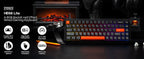 EPOMAKER HE68 Lite Mechanical Keyboard – 65% ANSI US Layout, Tray-Mounted, Wired Hall Effect Magnetic Switch, DKS SOCD, RGB Backlight