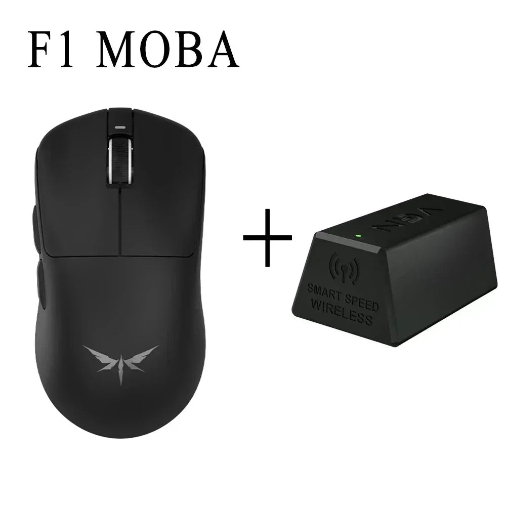 ATK Dragonfly F1 MOBA Wireless Gaming Mouse – 26,000 DPI, 55g Lightweight, 2.4G Wireless, 130H Battery, Customizable, Rechargeable