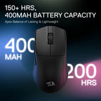 Redragon M916 PRO 3-Mode Wireless Gaming Mouse – 49g Ultra-Light, 26K DPI, Fully Programmable Buttons Gamer Mouse