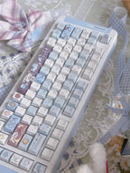 95 Keys Cherry Profile PBT Keycaps – Spark Conference Theme, for Gaming Mechanical Keyboard 61/64/68/75-Key Layouts, AULA F75 Compatible