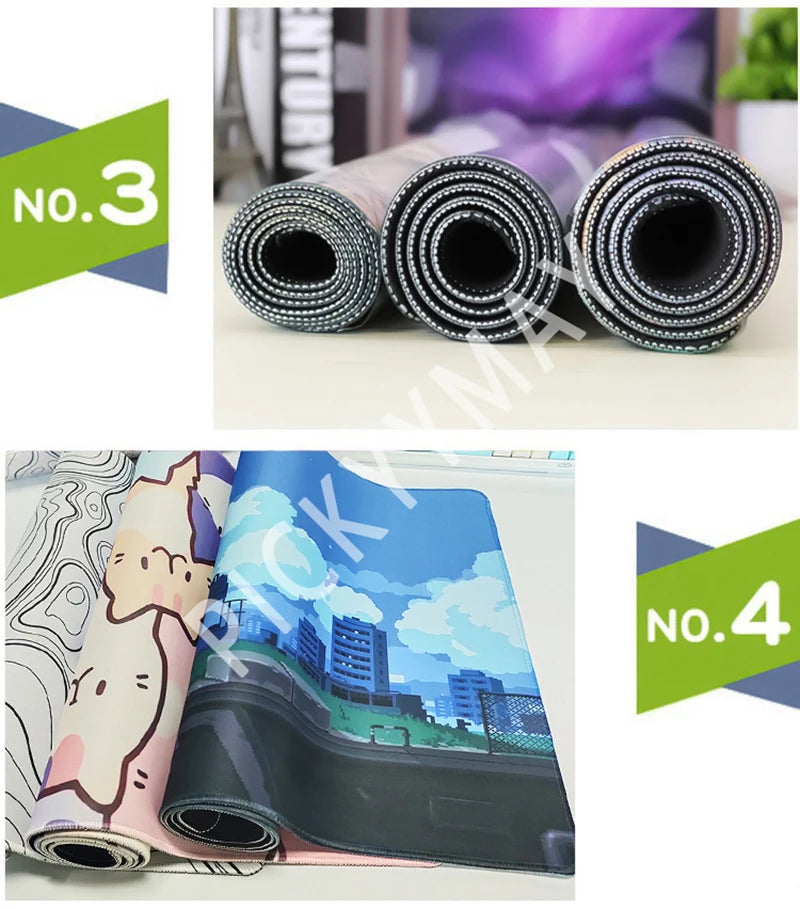 Octopus Locking Edge Mouse Mats Large Natural Rubber Mouse Pad Gaming Mousepads Gamer Mousepad Desk Pads Keyboard Mat 900x400