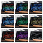 XVX Spider Web Keycaps – OEM Profile, Shine-Through IMD-Tech Keycap Set, 118 Keys, Black Backlight (Keycaps Only)