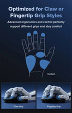 Delux M600 Series Wireless Gaming Mouse – 52g Lightweight, 2.4G Dual-Mode, 26,000 DPI, Macro Support, Rechargeable