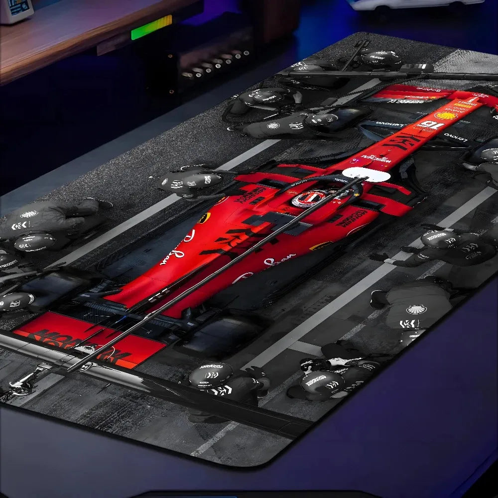 Hot Sell Racing Car F1 Mousepad Large Non-slip Lockedge Office Gaming Accessories Desk Mat XXL Game Keyboard Mouse Pad 900X400