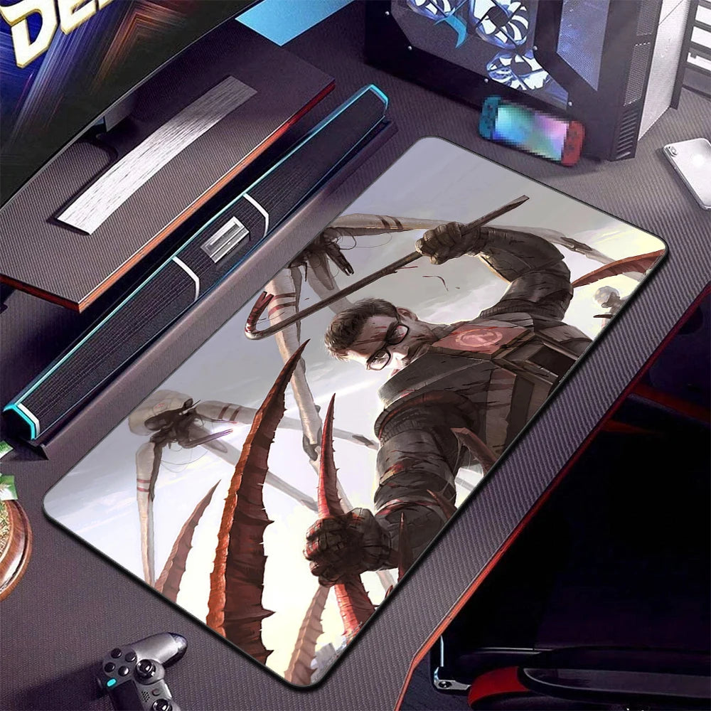 Half Life Large Mouse Pad Gamer Gaming Mousepad PC XL Office Computer Mouse Mat Silicone Keyboard Mats Desk Pads Laptop Mausepad