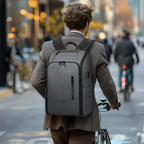 HcanKcan Men's Waterproof Business Backpack - 15.6 Inch Laptop Bag with Large Capacity for Travel, Work & School