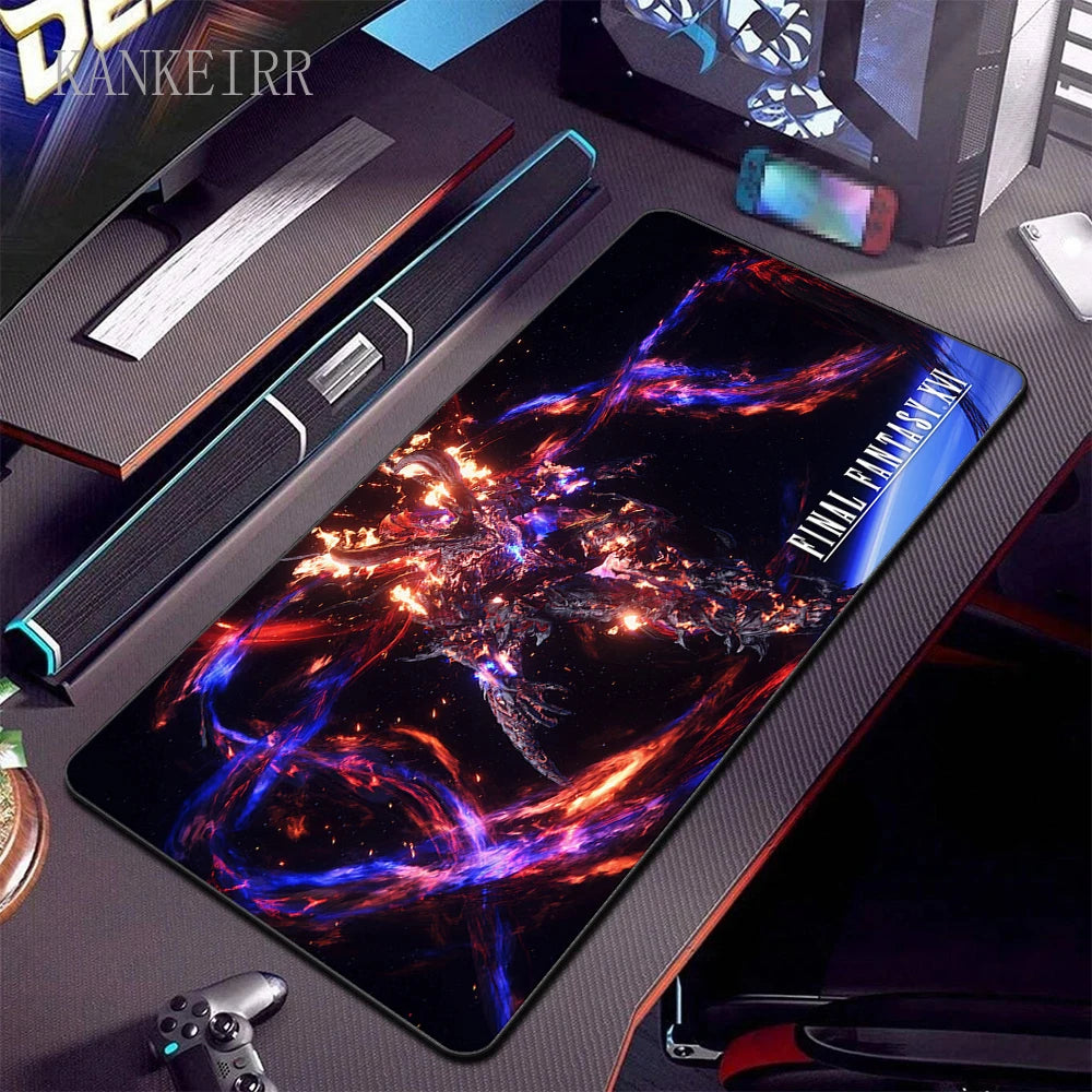 Final Fantasy 7 Large Gaming Mouse Pad Computer Laptop Mousepad Keyboard Pads Desk Mat PC Gamer Mouse Mat XXL Office Mausepad