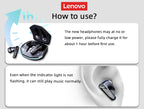 Lenovo GM2 Pro TWS Wireless Earbuds | Hi-Fi Stereo Gaming & Music Headset, Low Latency Dual-Mode Sports Headphones