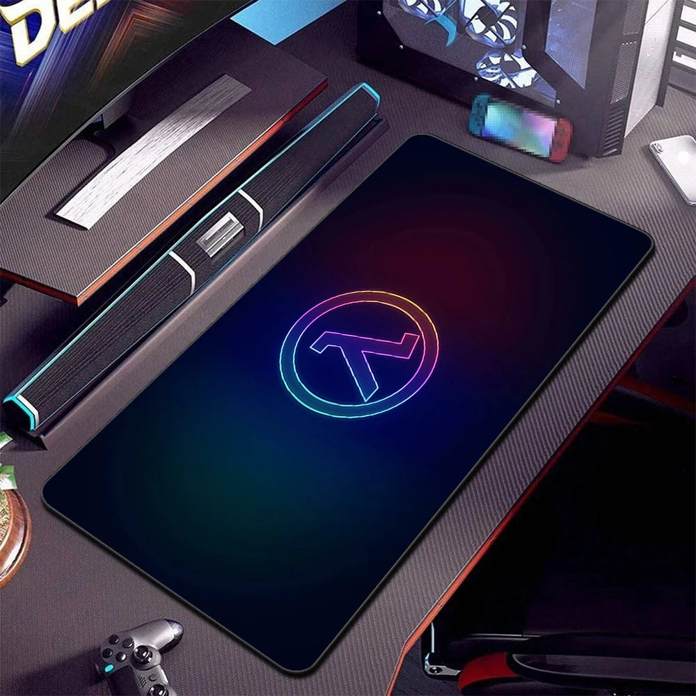 Half Life Large Mouse Pad Gamer Gaming Mousepad PC XL Office Computer Mouse Mat Silicone Keyboard Mats Desk Pads Laptop Mausepad