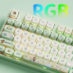 Akko 5108B Plus Mechanical Keyboard – Comic Theme, 100% Layout, Bluetooth / 2.4GHz / Type-C, Hot-Swappable, RGB Wireless