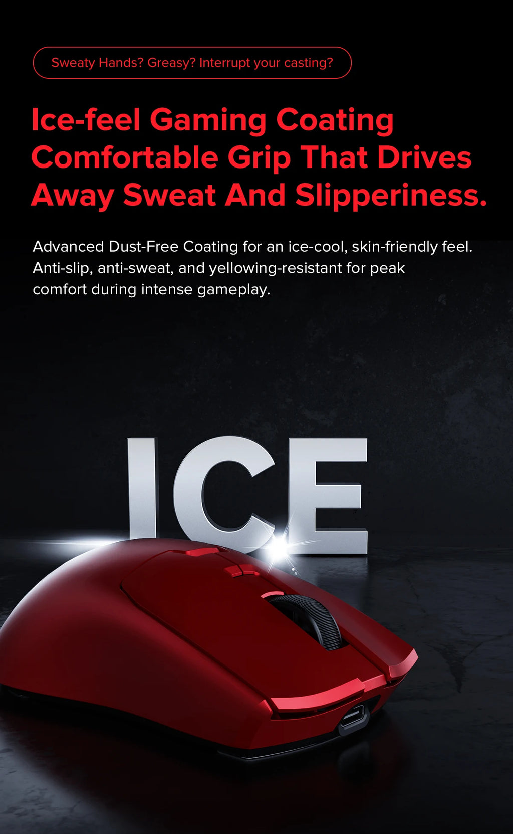 Delux M800 Mini Wireless Gaming Mouse – 46g Ultralight, 2.4G Wireless, RGB, Honeycomb Design, PAW3395/PAW3311, 1KHz Polling, for Small–Medium Hands