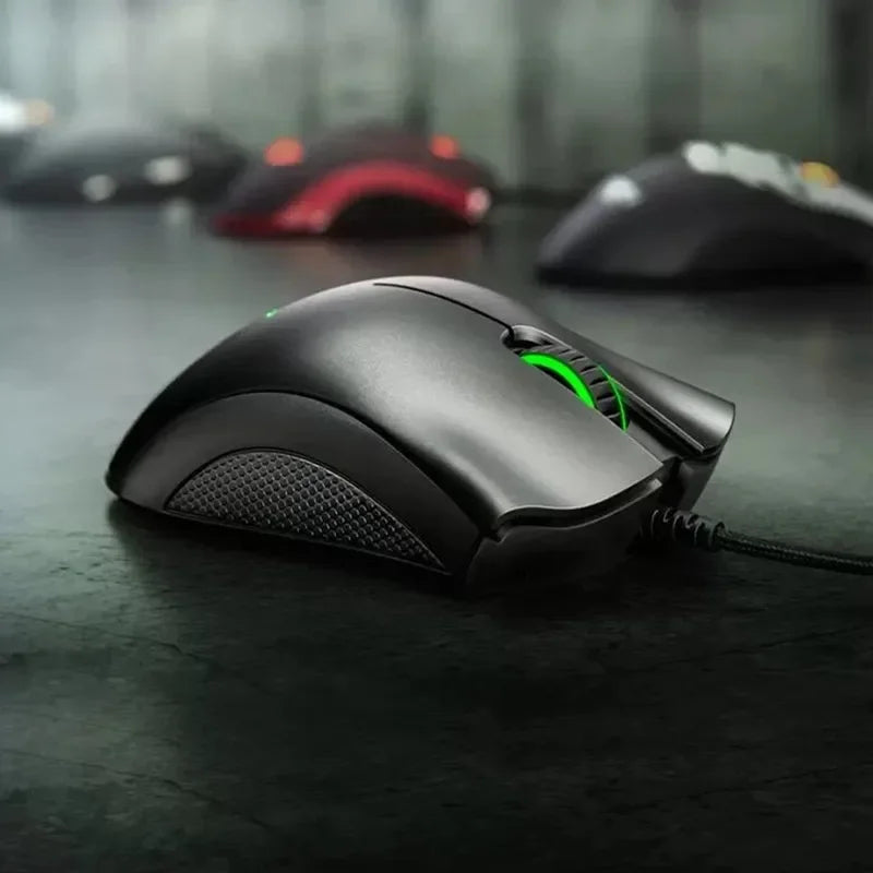 Razer DeathAdder Essential Wired Gaming Mouse - 6400 DPI, 5 Programmable Buttons for PC & Laptop
