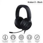 Razer Kraken X Essential Gaming Headset – 7.1 Surround Sound, Cardioid Mic, 40mm Drivers