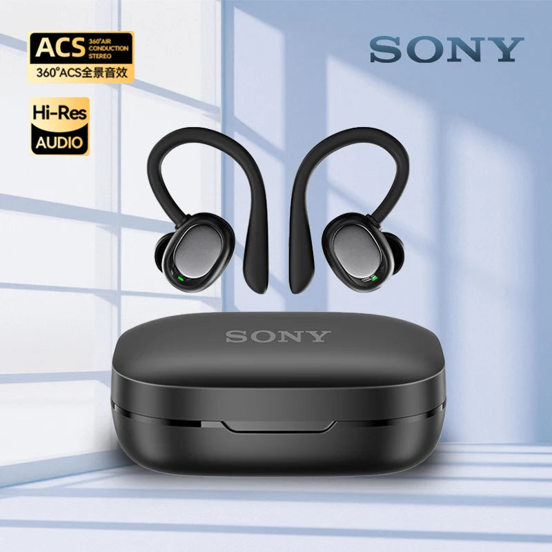Original Sony SP180 True Wireless Bluetooth Ear-Hook Headphones | Hi-Fi Sports Music Headset with Microphone