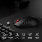 Redragon M995 PRO Wireless Gaming Mouse – 26,000 DPI Wired/Wireless Gamer Mouse, Bluetooth & 2.4G Wireless