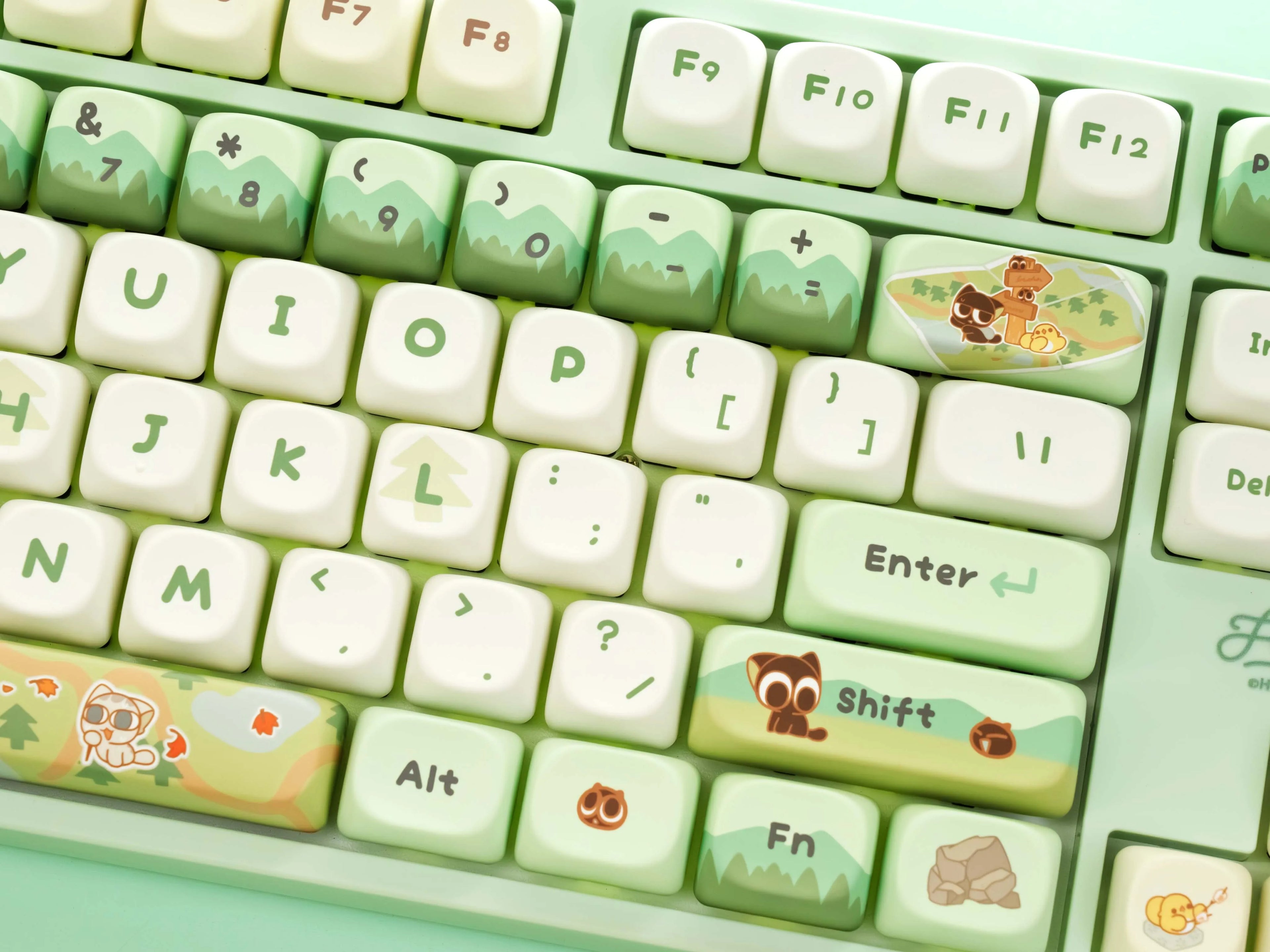 Akko 5108B Plus Mechanical Keyboard – Comic Theme, 100% Layout, Bluetooth / 2.4GHz / Type-C, Hot-Swappable, RGB Wireless