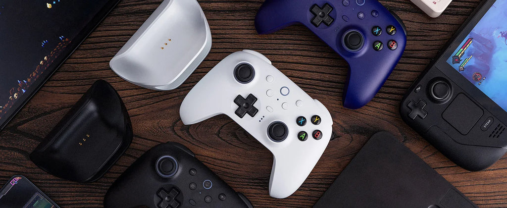 8BitDo Ultimate 2 Wireless Controller, Bluetooth/USB/2.4G Gamepad withTMR Joysticks、Charging Dock for PC,Windows 10,11, Android