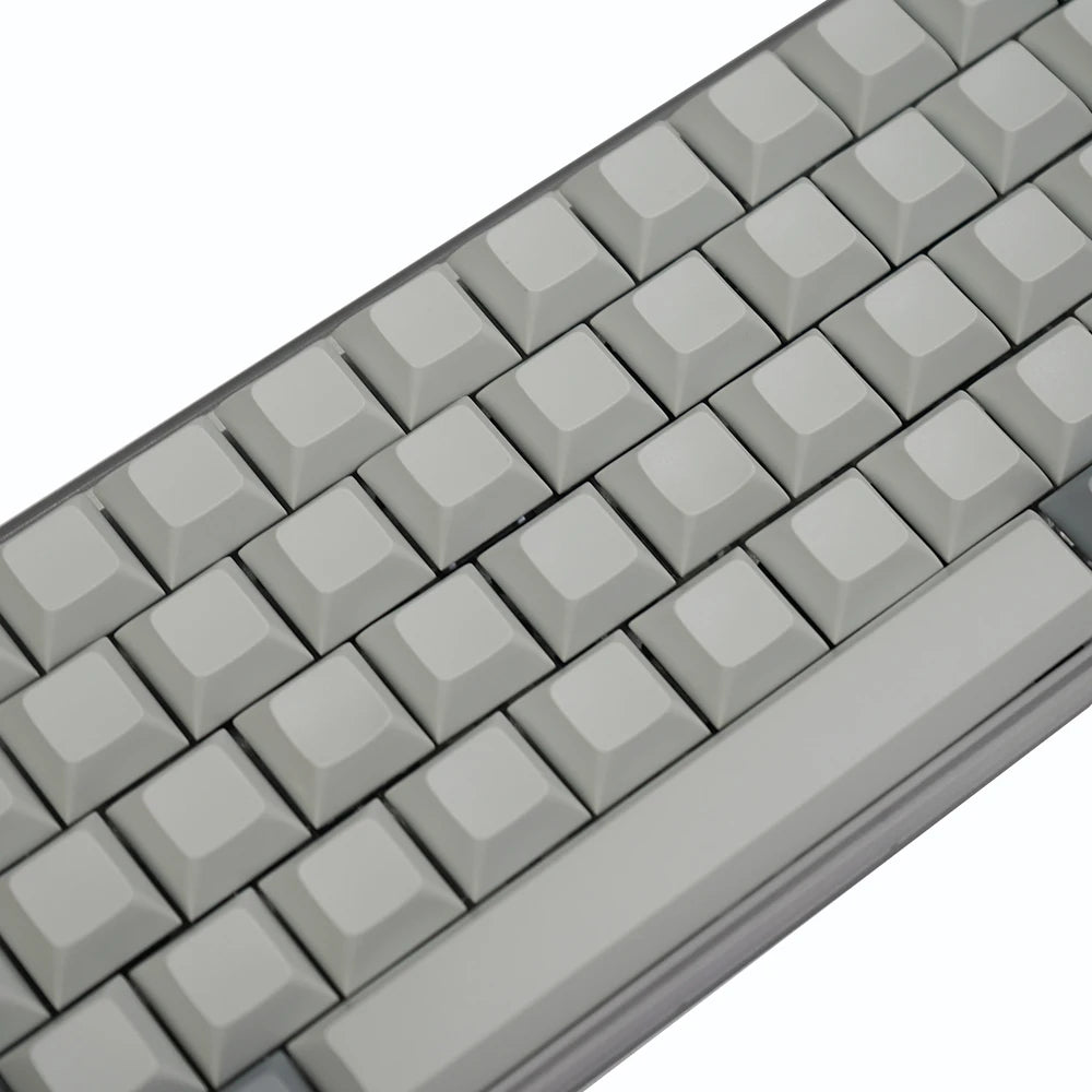 NPKC DSA Blank Keycaps – ANSI Layout, PBT, Retro Custom Keycap Set for Cherry MX Switch Mechanical Keyboard GH60 / XD / GK64