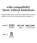 YYAUDIO One Pair of Hi-Fi Speaker Cables – High-End OCC Speaker Cable for Hi-Fi Audio Systems, Banana Plug Speaker Cable