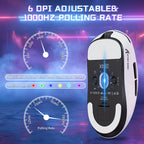 ATTACK SHARK X8SE Tri-Mode Wireless Gaming Mouse – PAW3311 Sensor, 25,000 DPI, 80 Million Clicks, Designed for Large Hands