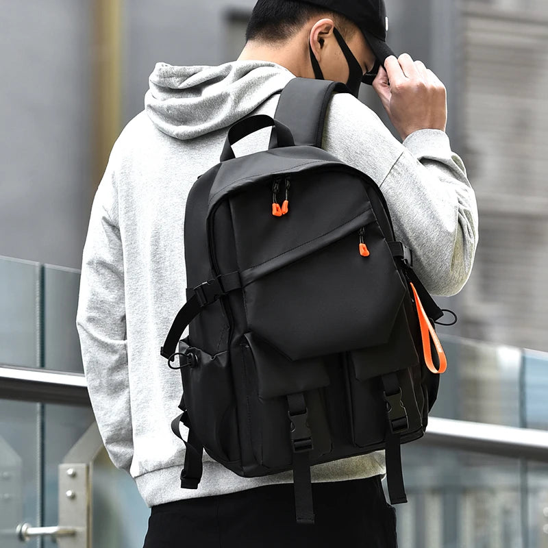 Luxury Men's 15.6-inch Laptop Backpack - High-Capacity Waterproof Travel & School Backpack