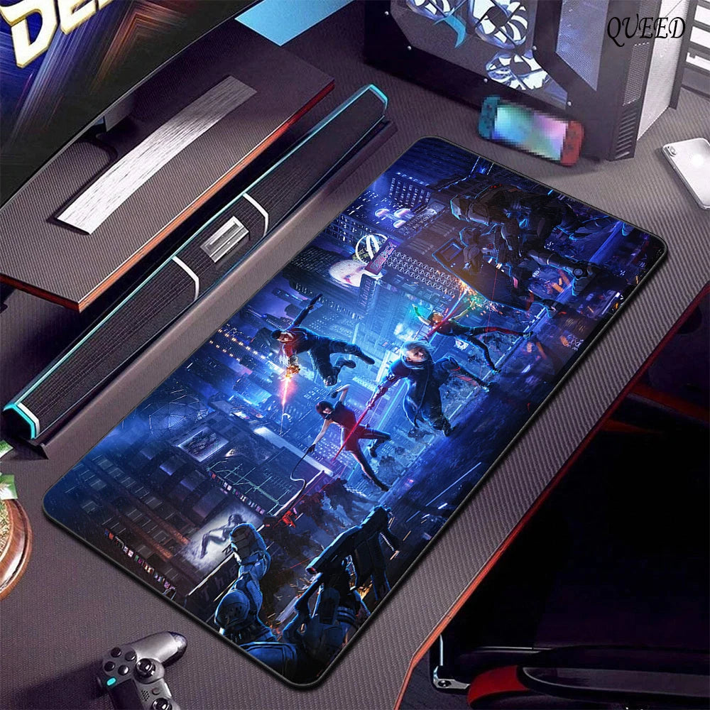 XXL Asus Game MousePad Black ASUS Mouse Pads Large Lock Edge 400x900 Creative Gamer Player Computer Keyboard table mat