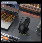Attack Shark X6 Lightweight Gaming Mouse – Up to 26K DPI, RGB Backlight, Wireless 3-Mode Connection, Charging Base, for Laptop & Desktop