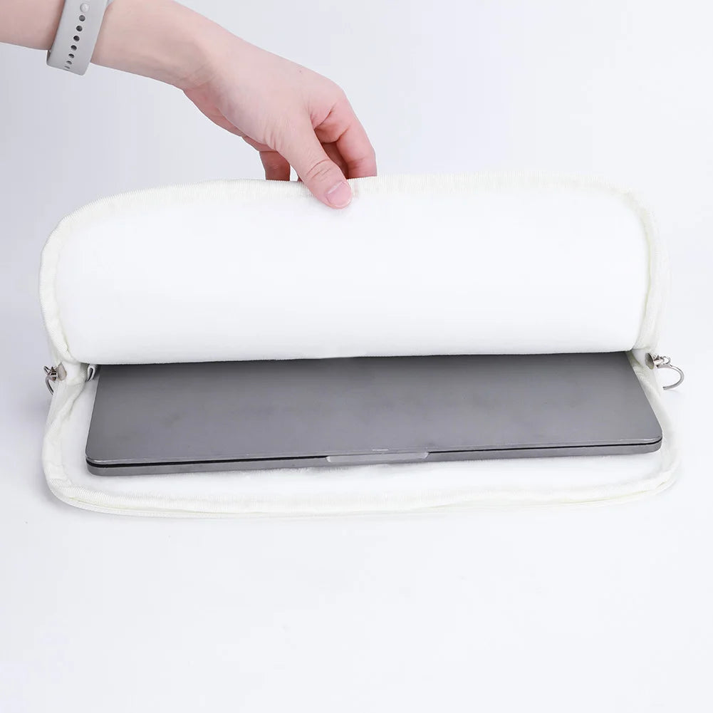 11-15 Inch Quilted Laptop Sleeve - Coquette Floral Laptop Carrying Case for Office