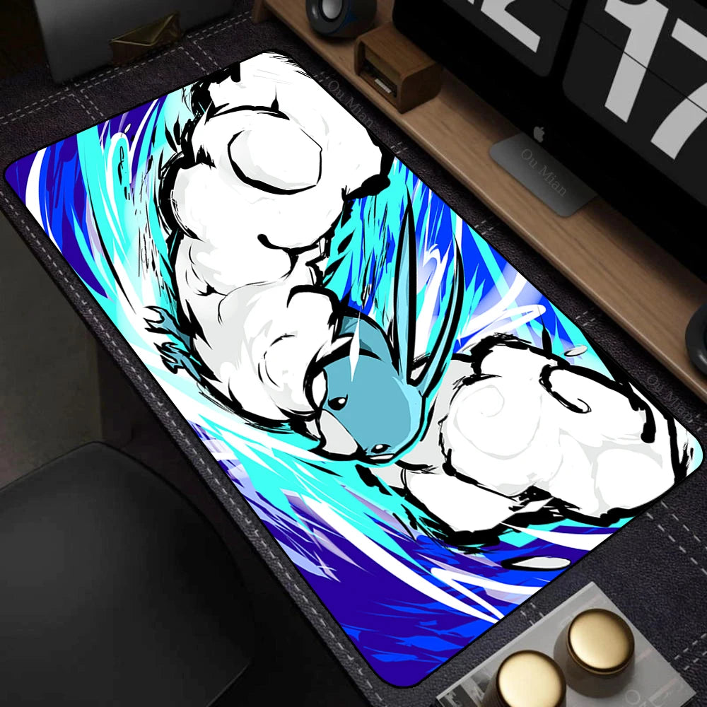 Elf Mousepad Kawaii P-pokemon Mousepad Table Playmat TCG CCG Mat Trading Card Game Mat Mouse Pad Gaming Play Mat 35x60CM