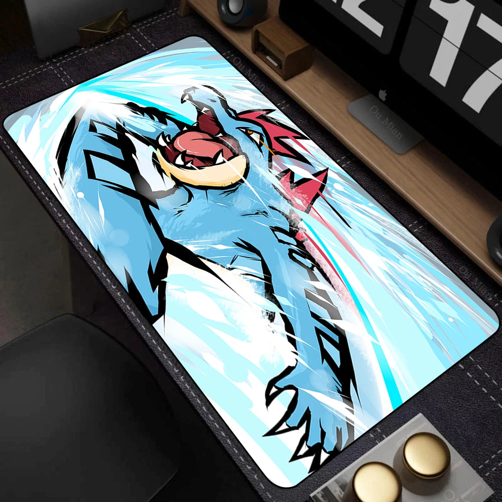 Elf Mousepad Kawaii P-pokemon Mousepad Table Playmat TCG CCG Mat Trading Card Game Mat Mouse Pad Gaming Play Mat 35x60CM