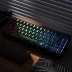 XVX M67 JadeStone Mechanical Keyboard – 65% Layout, IMD-Tech Keycaps, Hot-Swappable, Gasket Mount, Tri-Mode Wireless, Custom RGB