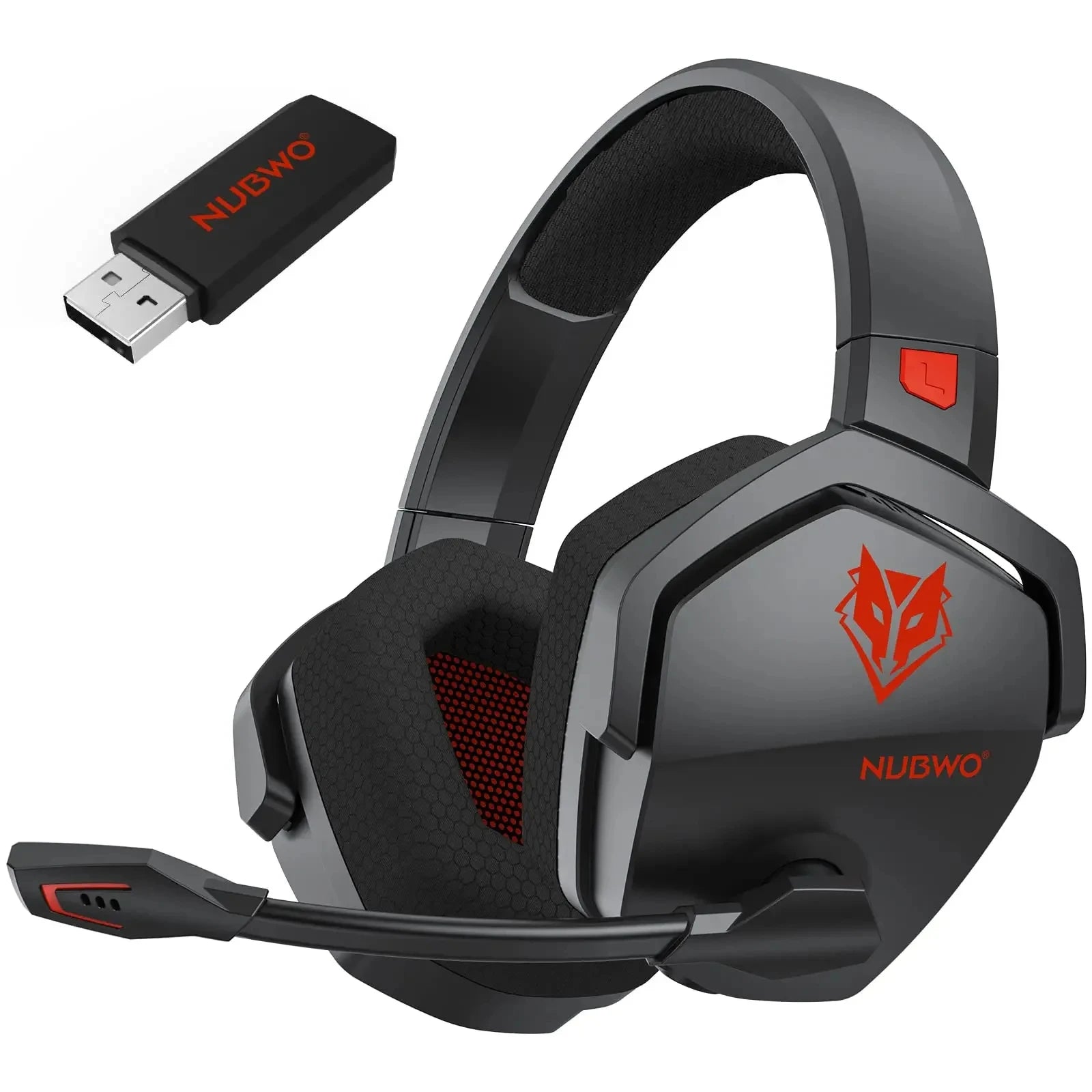 NUBWO G06 Dual Wireless Gaming Headset – 2.4GHz & Bluetooth 5.3, Mic, Multi-Platform