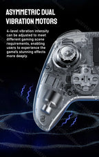 Lenovo X01 1.44inch Smart Screen Wireless Controller 3 Modes for Switch PS4 IOS Android PC TV Programmable Back-Button Gamepad