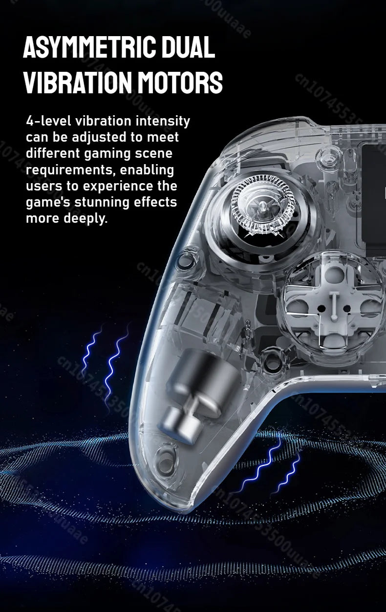 Lenovo X01 1.44inch Smart Screen Wireless Controller 3 Modes for Switch PS4 IOS Android PC TV Programmable Back-Button Gamepad