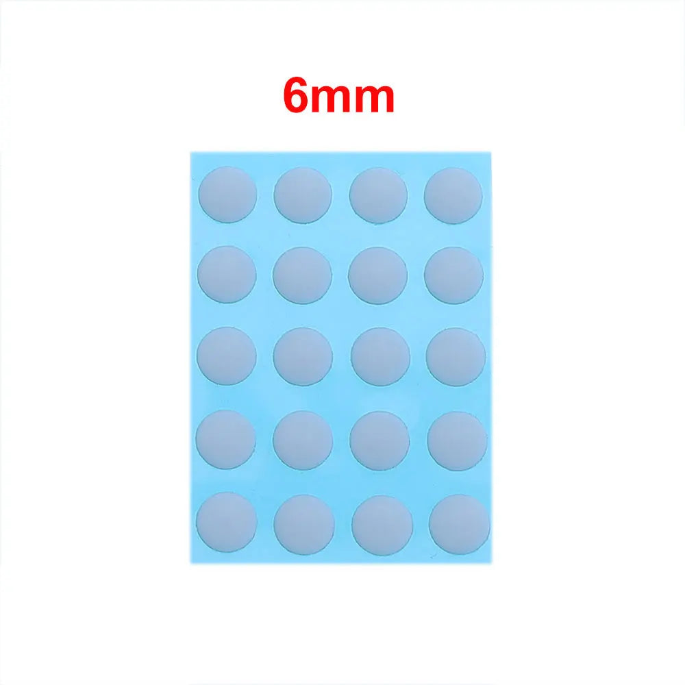 2Set 6mm 7mm diameter ICE Version Esports Mouse Skates Mouse Feet DIY Universal Dot Mouse Pad Antii-slip Mouse Feet Sticker