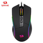 Redragon Lonewolf G105 RGB USB Wired Gaming Mouse – 8,000 DPI, 8 Programmable Buttons, Ergonomic Design for PC & Laptop Gamers