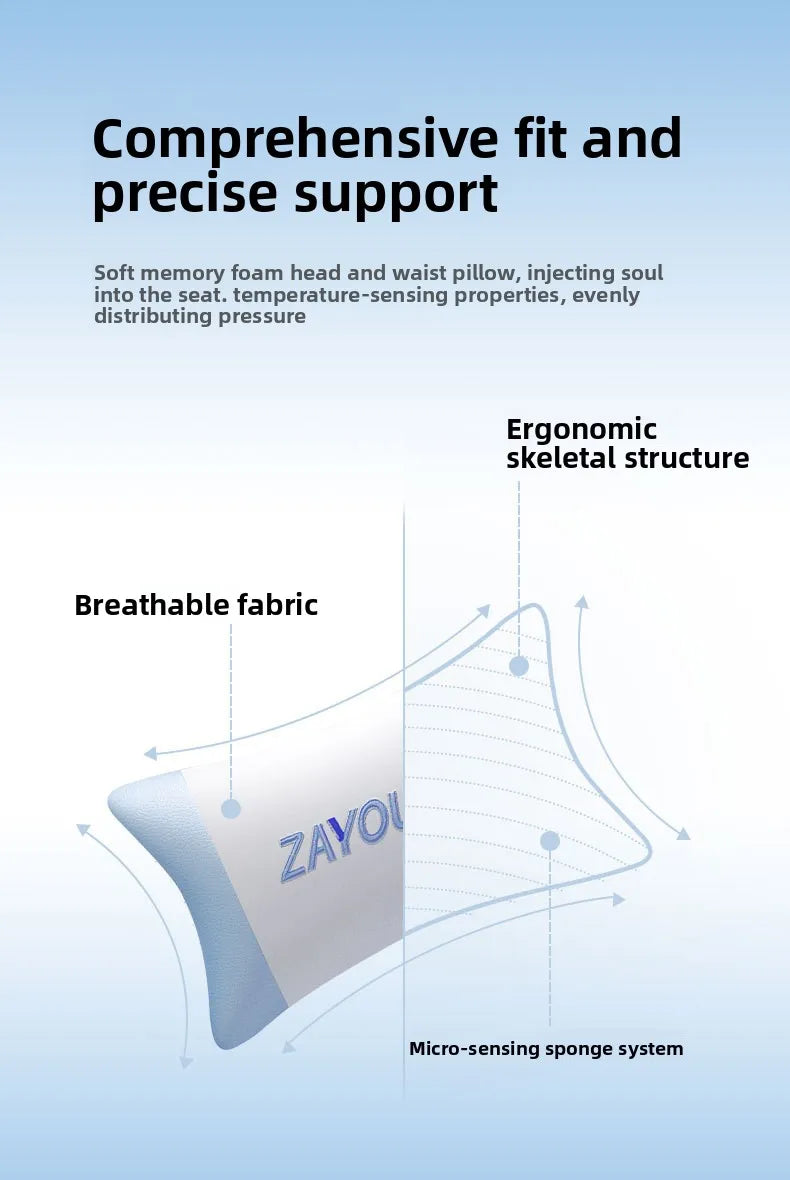 Ergonomic Gaming Chair - Comfortable Office Chair with Mute Rollers, Rotating Lift, Adjustable Backrest