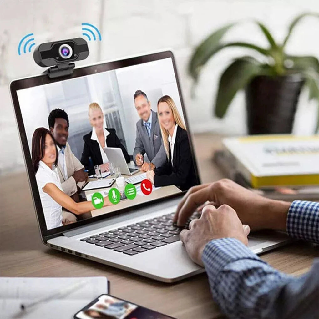 1080P Webcam Mini Camera Full HD Plug And Play Computer Usb Web Camera With Noise Reduction Microphone For Video Calls Live