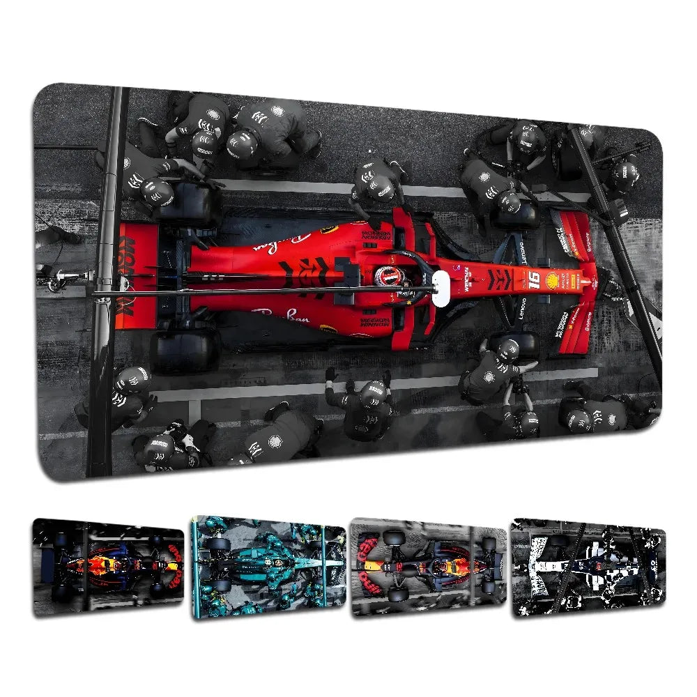Hot Sell Racing Car F1 Mousepad Large Non-slip Lockedge Office Gaming Accessories Desk Mat XXL Game Keyboard Mouse Pad 900X400