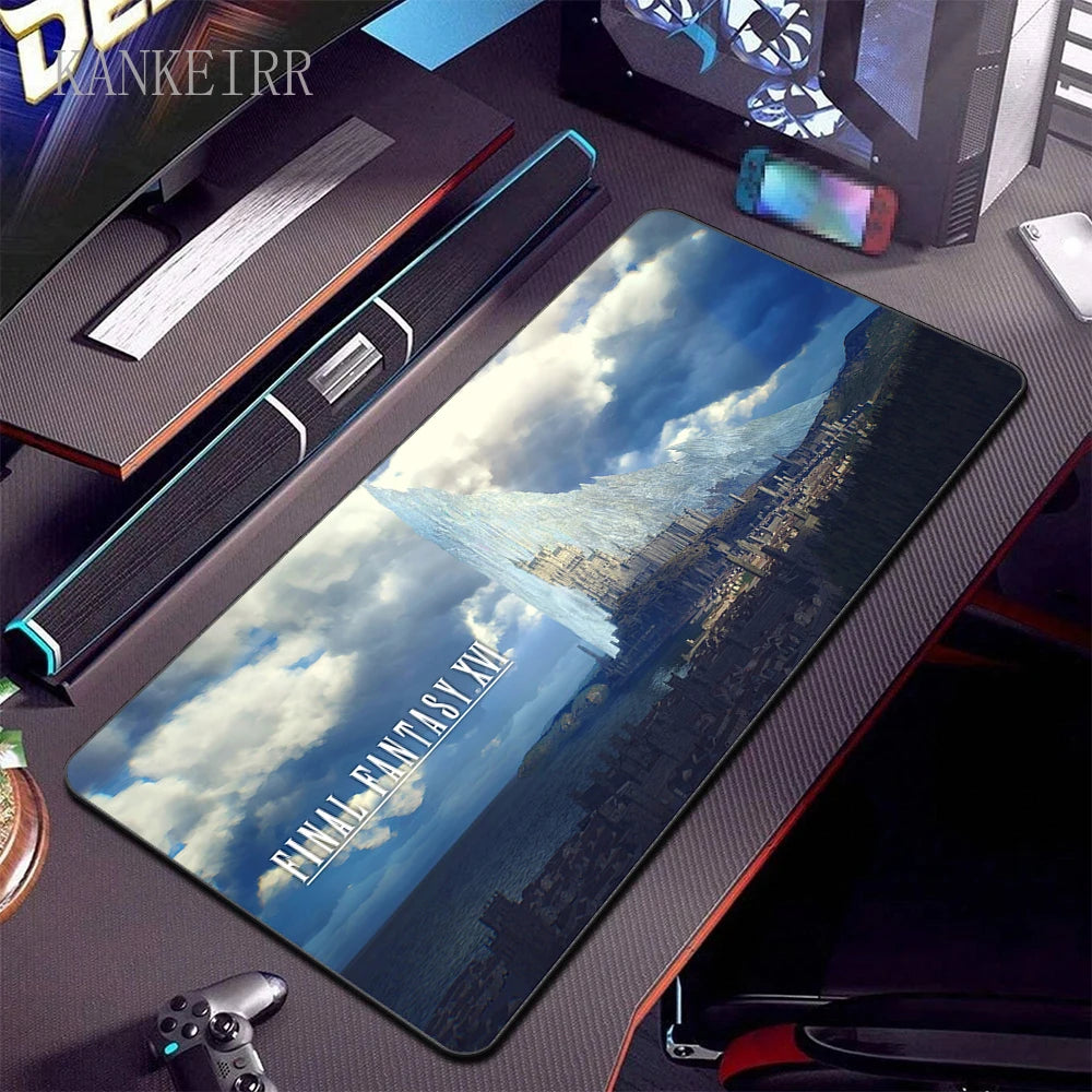 Final Fantasy 7 Large Gaming Mouse Pad Computer Laptop Mousepad Keyboard Pads Desk Mat PC Gamer Mouse Mat XXL Office Mausepad