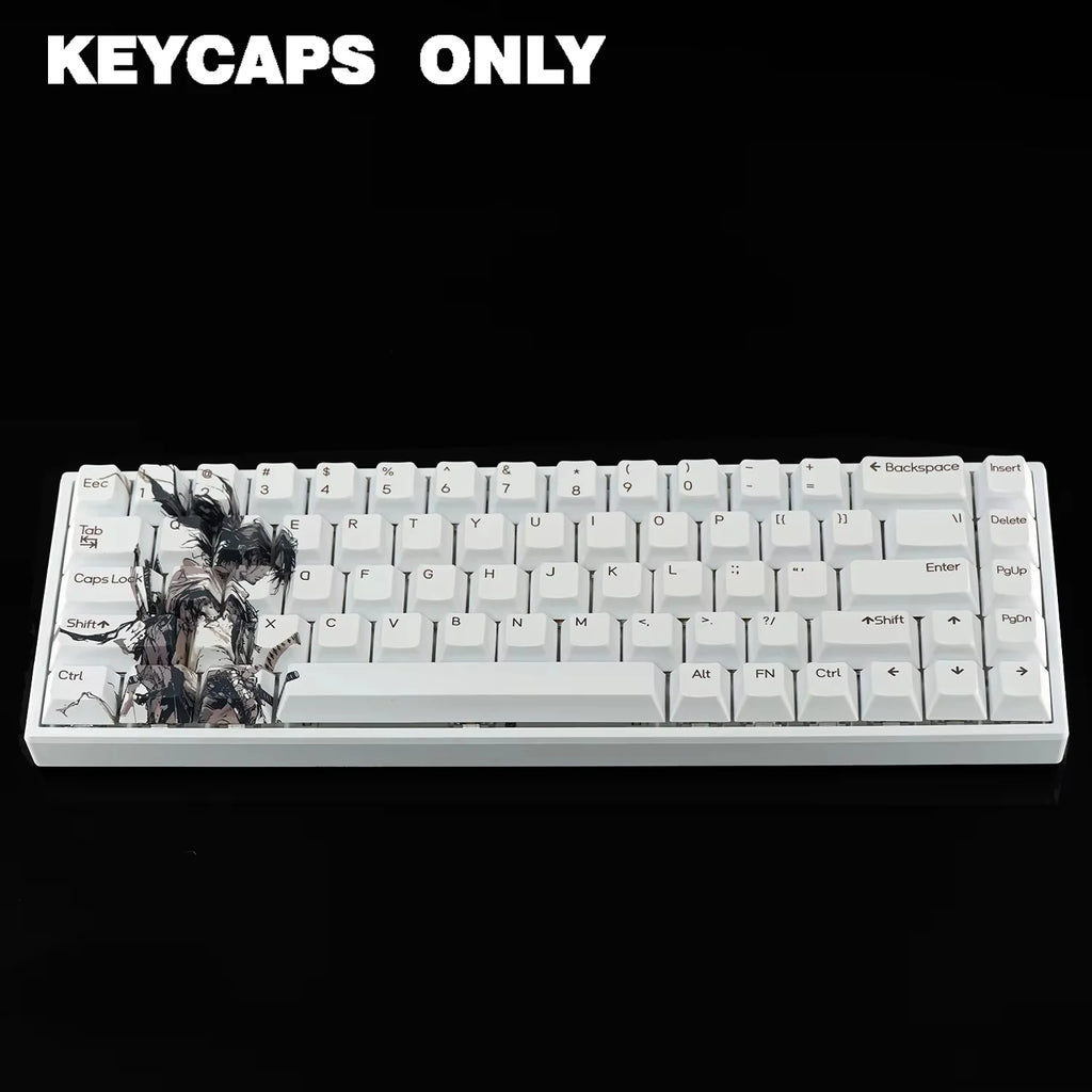 NPKC Cherry Profile Anime Keycaps – PBT, for MX Switch, 60% / 65% Mechanical Keyboards, Wooting 60 / MAD 68HE Compatible