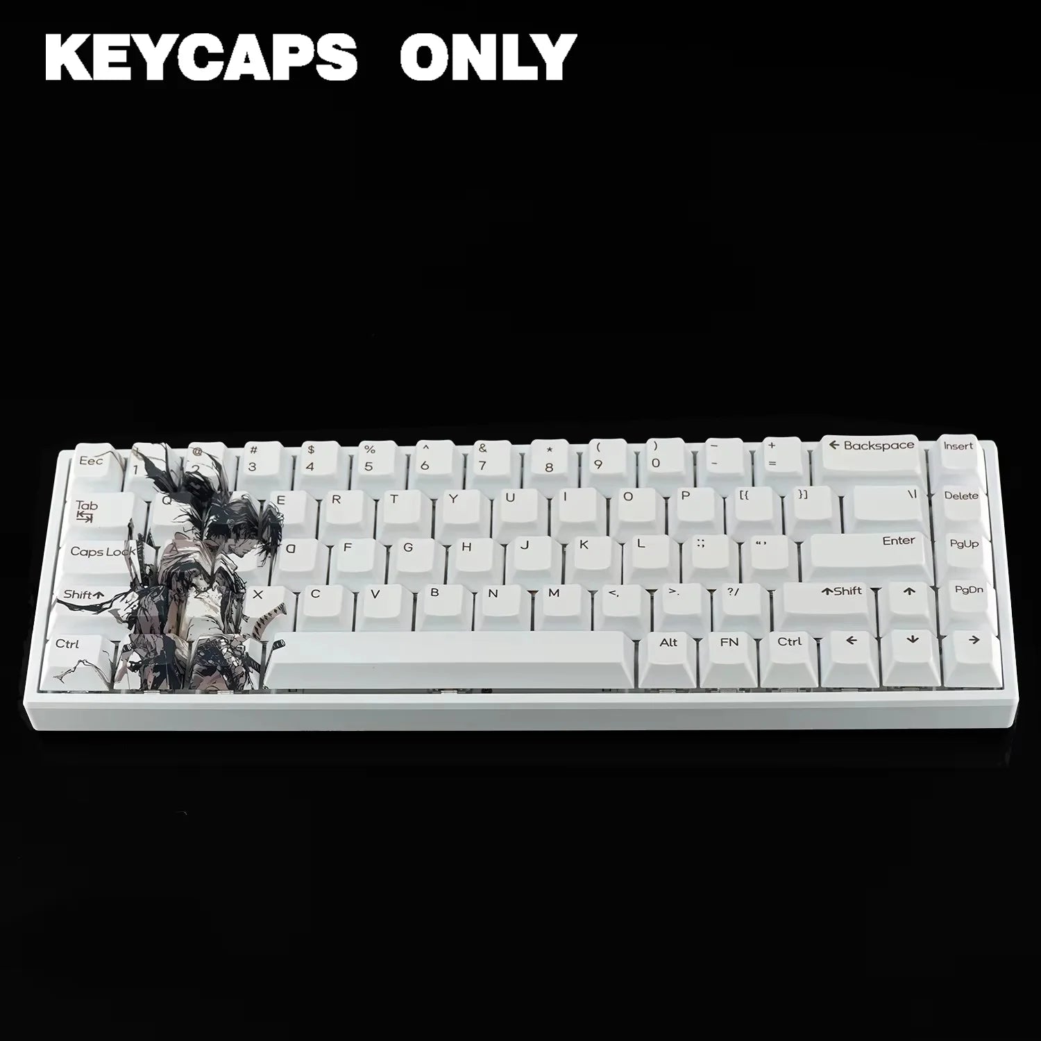 NPKC Cherry Profile Anime Keycaps – PBT, for MX Switch, 60% / 65% Mechanical Keyboards, Wooting 60 / MAD 68HE Compatible