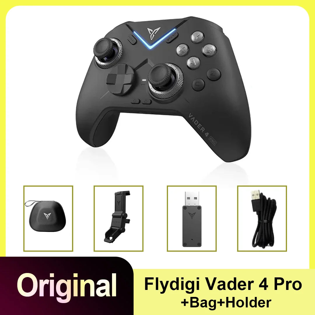 Flydigi Vader 5 Pro Gaming Controller With Hall Rocker FORCESWITCH™ Triggers Switch 1000Hz Gamepad For Mobile Switch TV PC