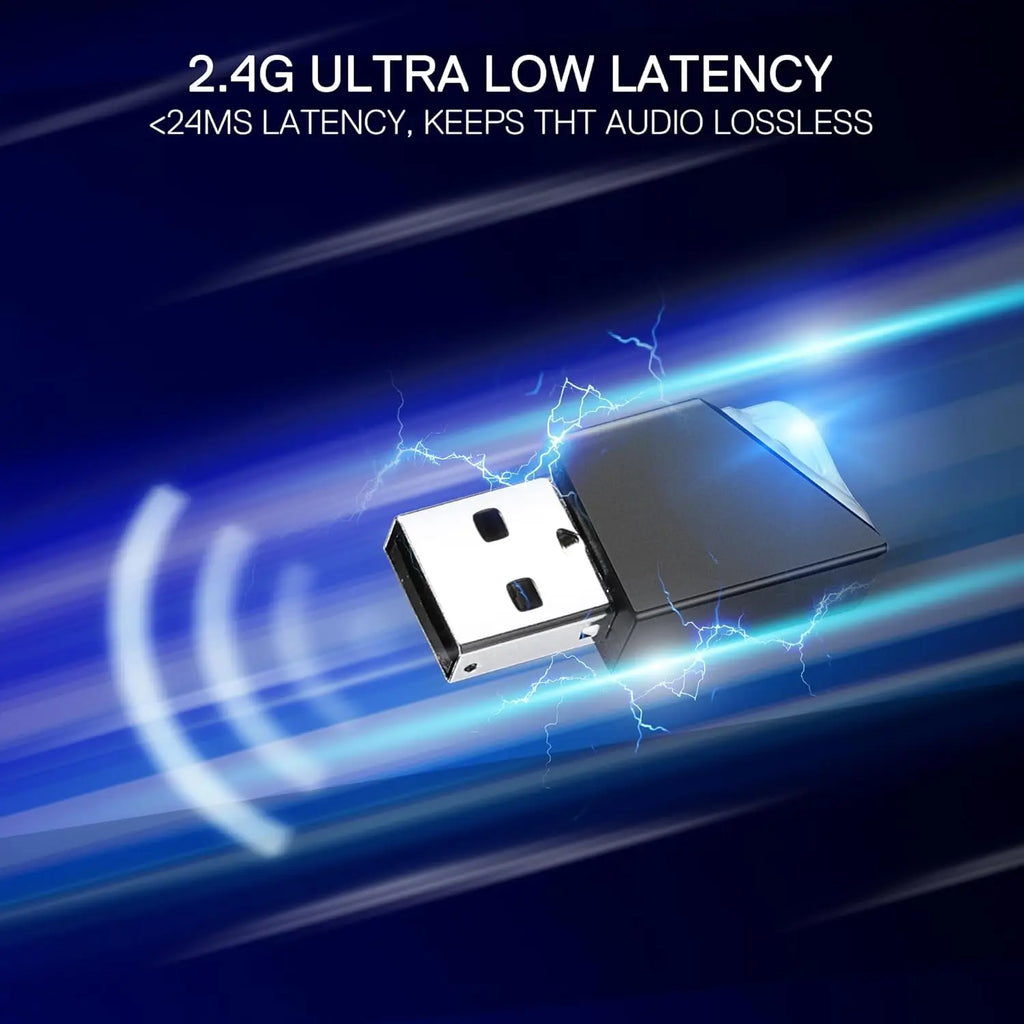 Redragon H858 Gaming Headset – 2.4GHz Wireless / Bluetooth / Wired, Over-Ear Design