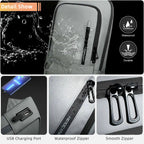 Heroic Knight Business Backpack - 14" Laptop, Waterproof, USB Charging, Multifunctional Travel Backpack