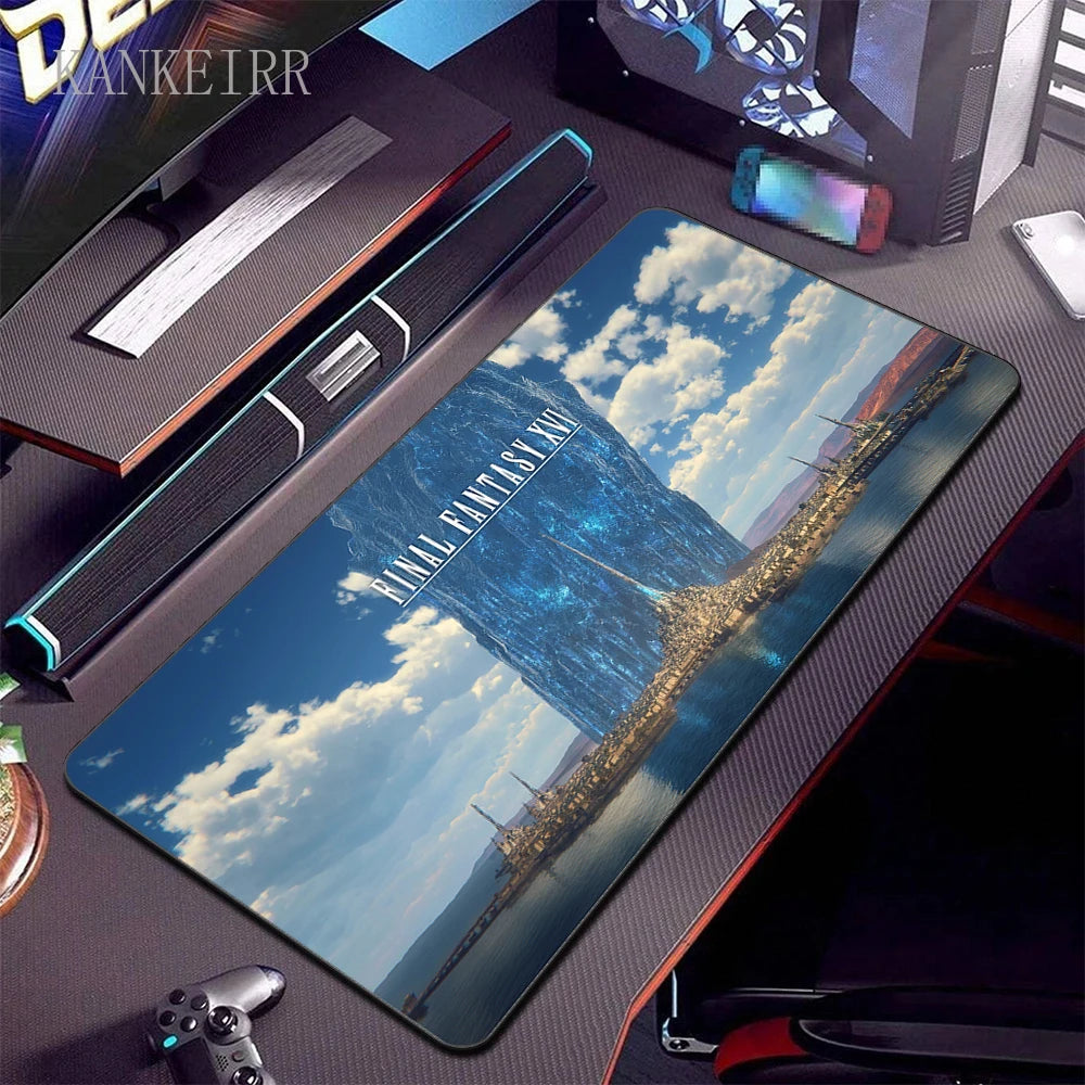 Final Fantasy 7 Large Gaming Mouse Pad Computer Laptop Mousepad Keyboard Pads Desk Mat PC Gamer Mouse Mat XXL Office Mausepad