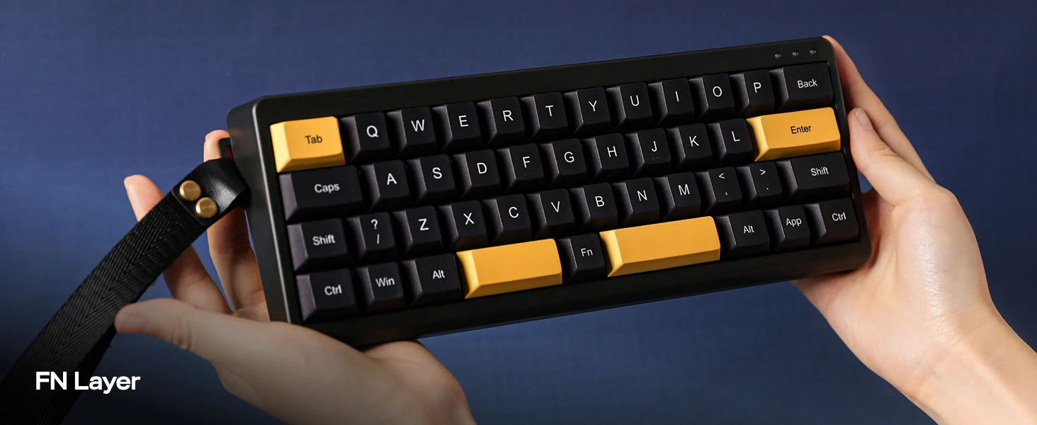 EPOMAKER TH40 Mechanical Keyboard – 40% Layout, QMK/VIA, Hot-Swap, Gasket-Mounted, Wired / Bluetooth / 2.4G Wireless