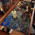 Anime Attack On Titan Mouse Pad Computer Non-slip Gaming Mousepad XXL Locking Edge Game PC Laptop Keyboard Mouse Mat Desk Carpet